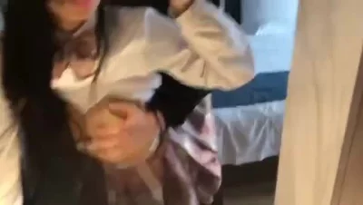 东航女空姐发情